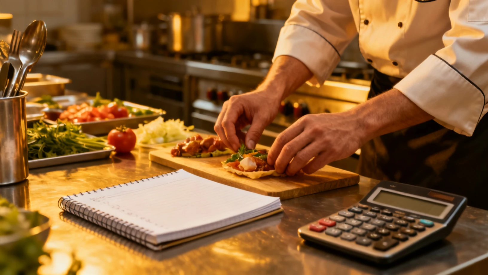 Tableau de bord de gestion des coûts et marges en restauration avec graphiques et indicateurs