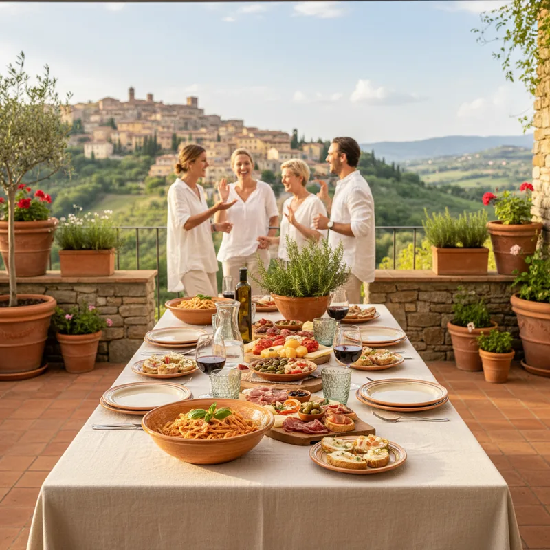 Terrasse en italien : la terrazza, symbole de l'art de vivre méditerranéen